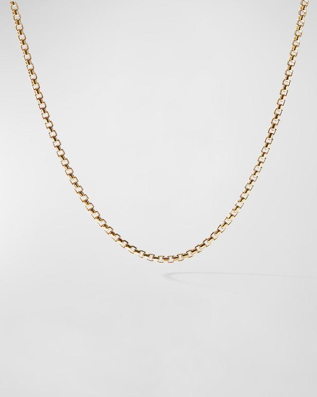 Box Chain Necklace in 18K Gold, 1.7mm, 16L Product Image