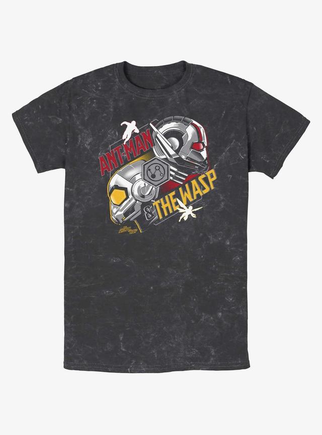 Marvel Ant-Man and the Wasp: Quantumania Helmets Mineral Wash T-Shirt Product Image