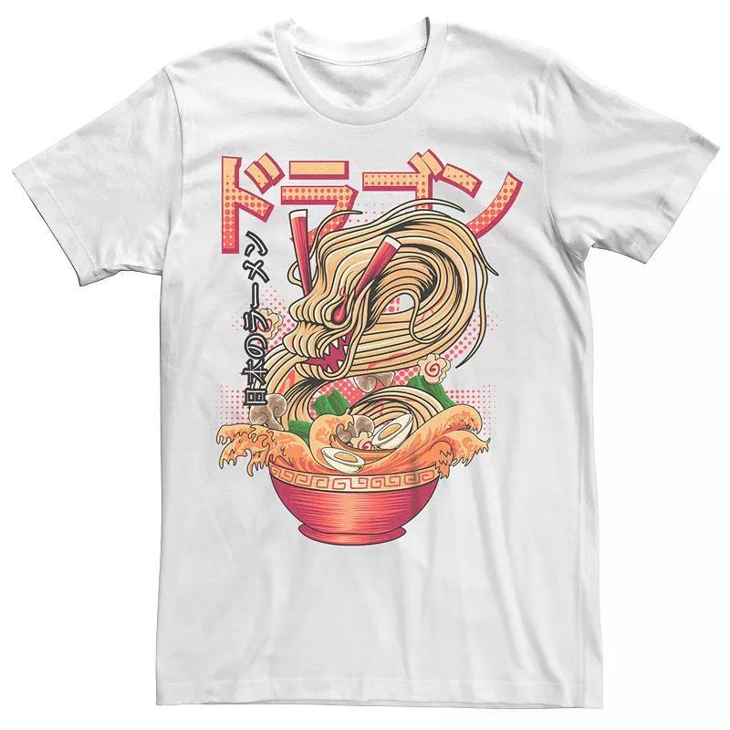 Mens Japanese Dragon Ramen Graphic Tee Product Image