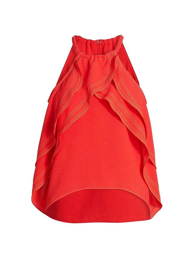 Womens Ola Halterneck Sleeveless Top Product Image