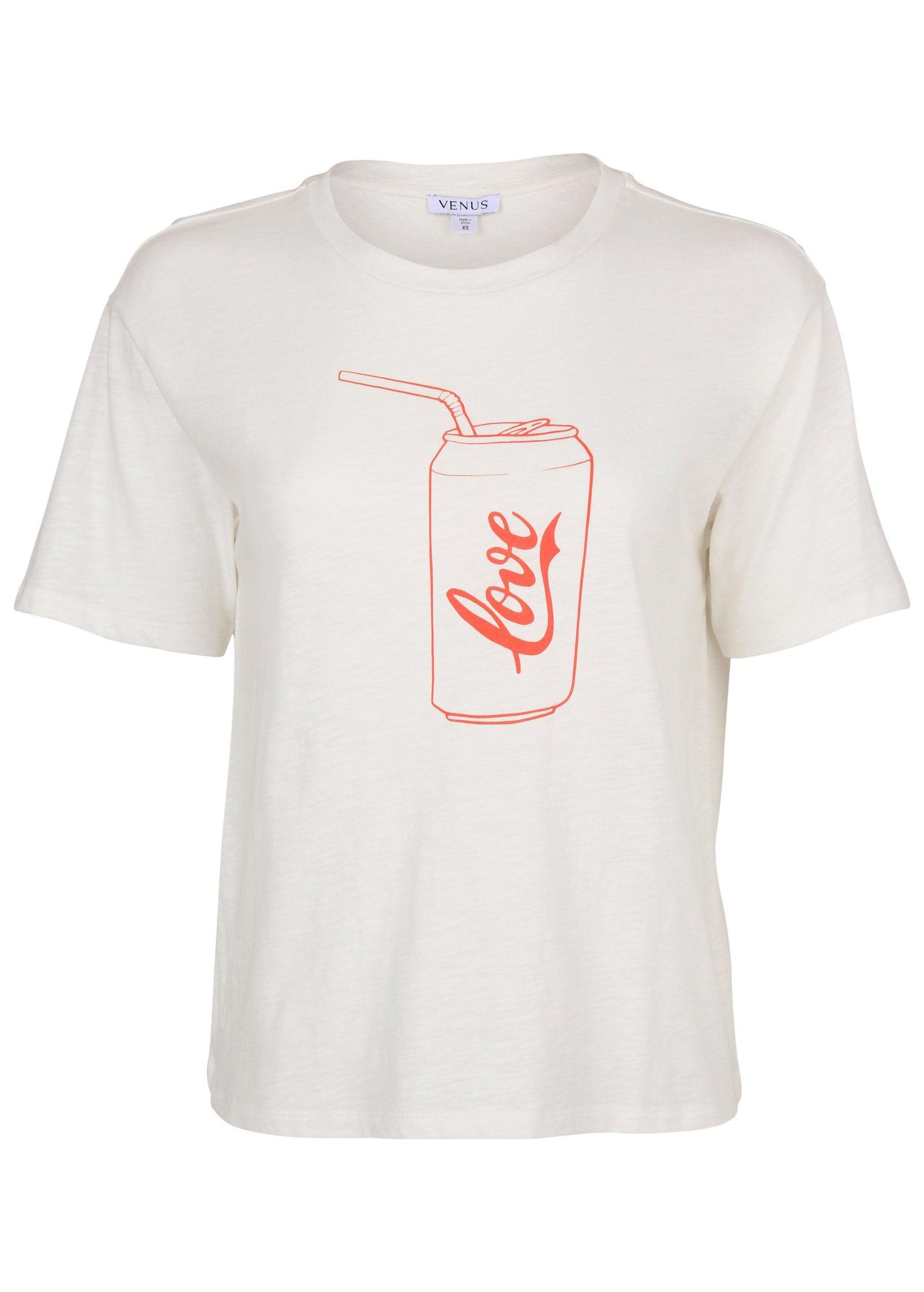 Can Of Love Graphic Tee - Off White Product Image