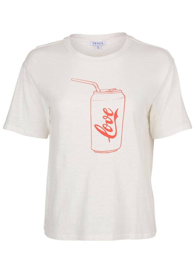 Can Of Love Graphic Tee - Off White Product Image