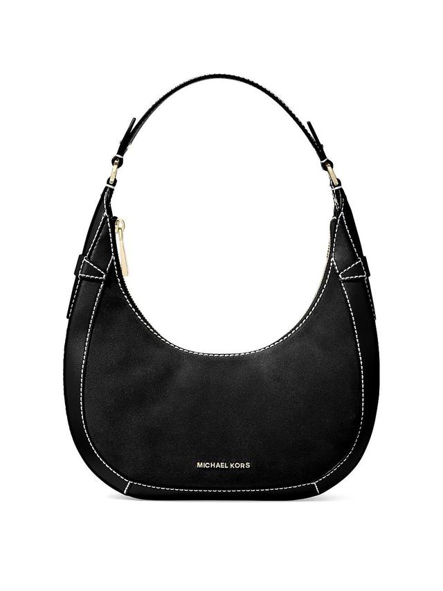 Womens Small Preston Leather Crescent Shoulder Bag Product Image