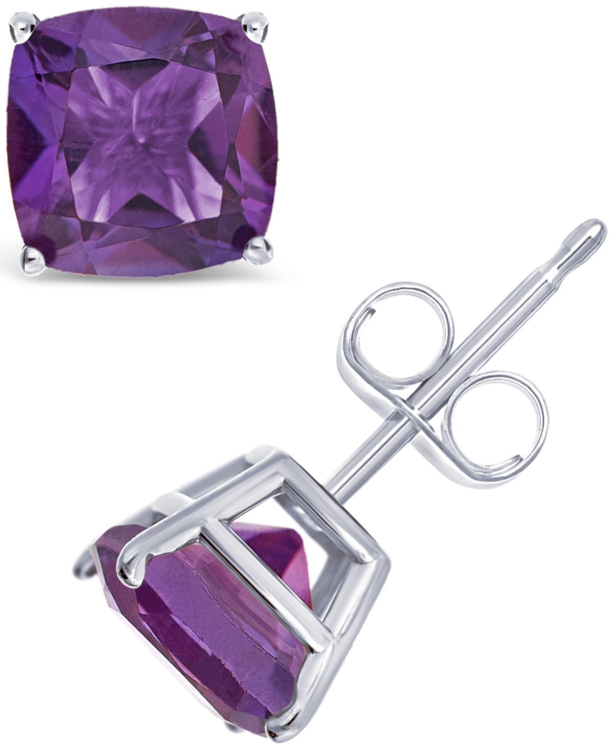 Macys Amethyst (2-3/8 ct. t.w.) Stud Earrings in 14K Yellow Gold Product Image