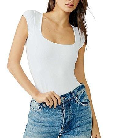 Free People Square Eyes Bodysuit Women's Jumpsuit & Rompers One Piece Product Image