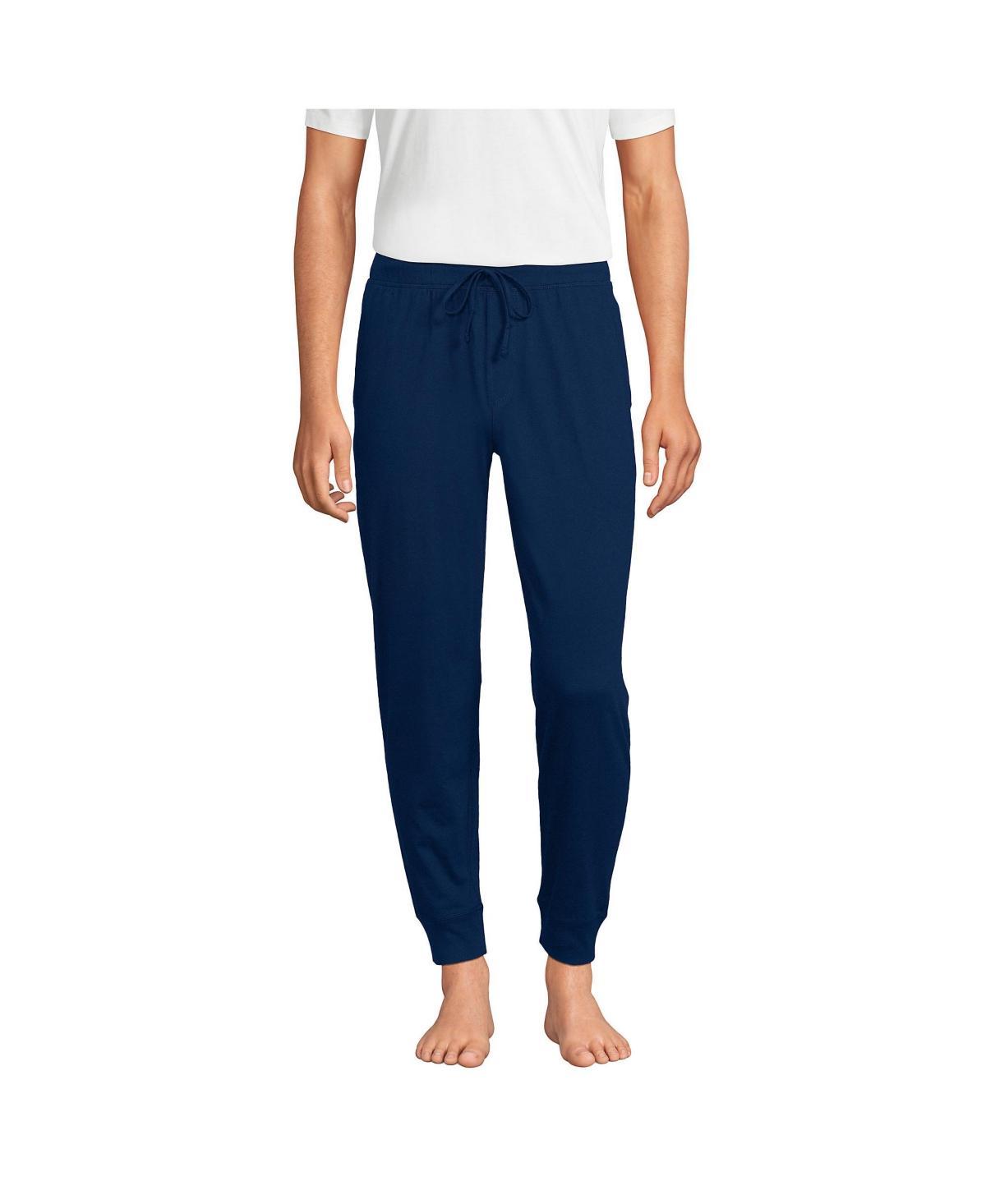 Lands End Mens Knit Jersey Sleep Jogger Product Image