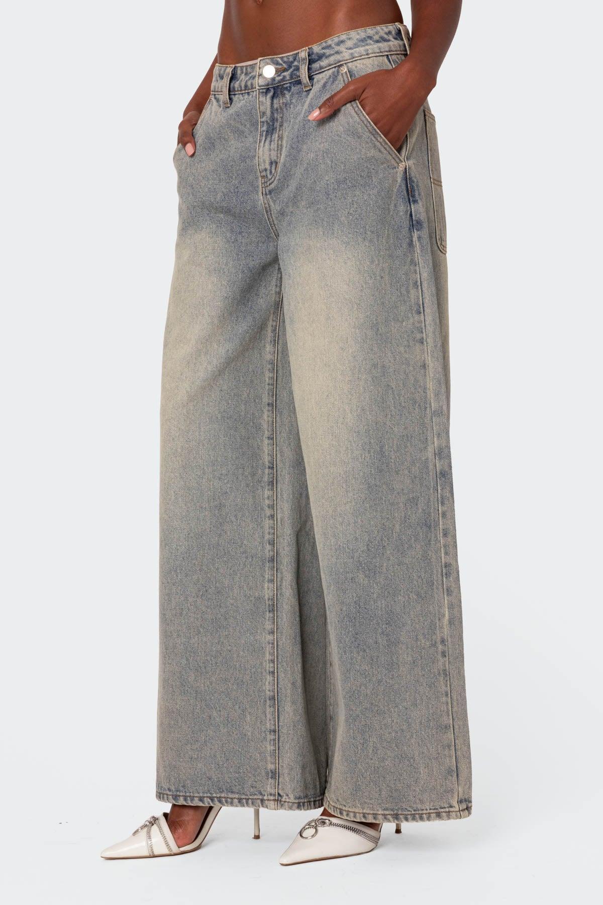 Super Baggy Wide Leg Jeans Product Image