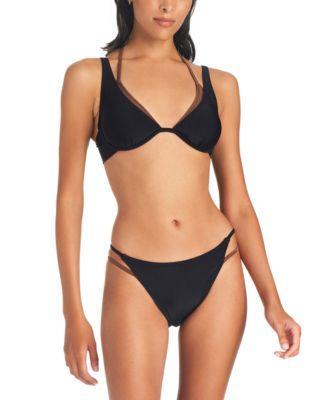 Sanctuary Womens Twice As Nice Layered Bikini Top Bottom Product Image