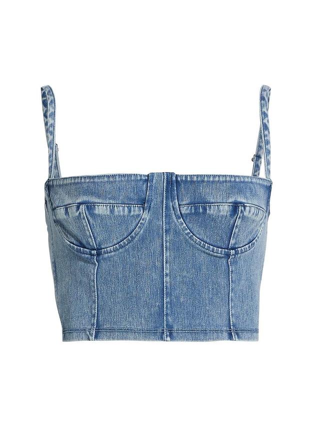 Womens Soft Sculpt Bustier | Indigo, Size Medium | Good American by Khlo Kardashian Product Image