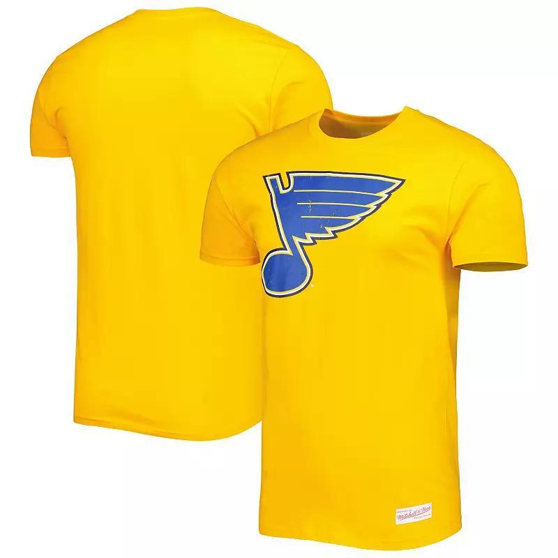 Mens Mitchell & Ness St. Louis Blues Vintage Logo T-Shirt Product Image