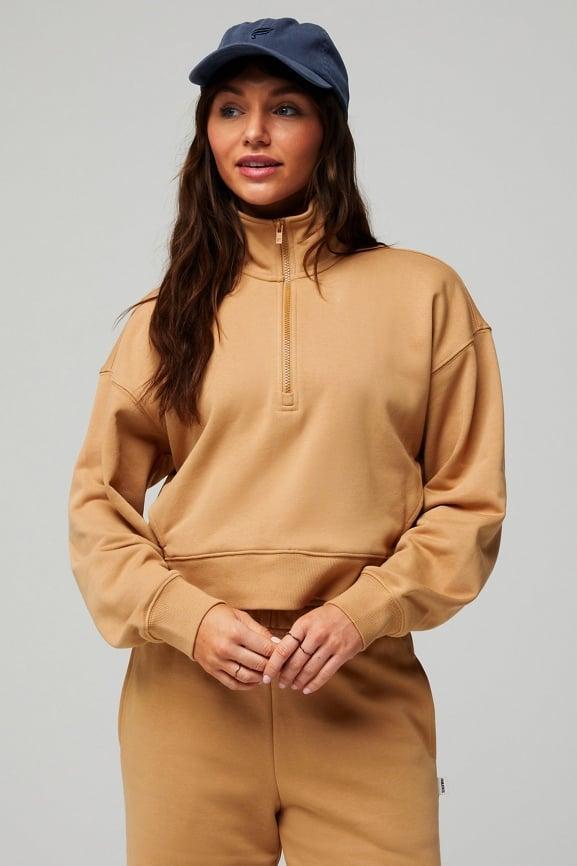 Year Round Terry Half Zip Sweatshirt Product Image