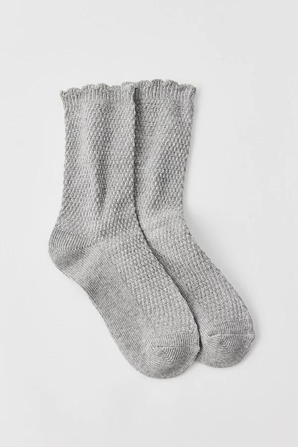 Lightweight Waffle Slouch Sock Womens at Urban Outfitters Product Image