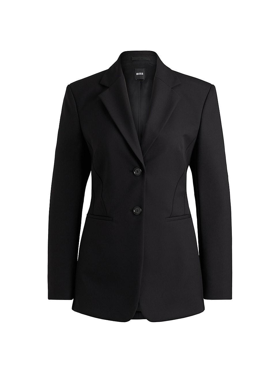 Womens Slim-Fit Jacket in Performance Stretch Material product image