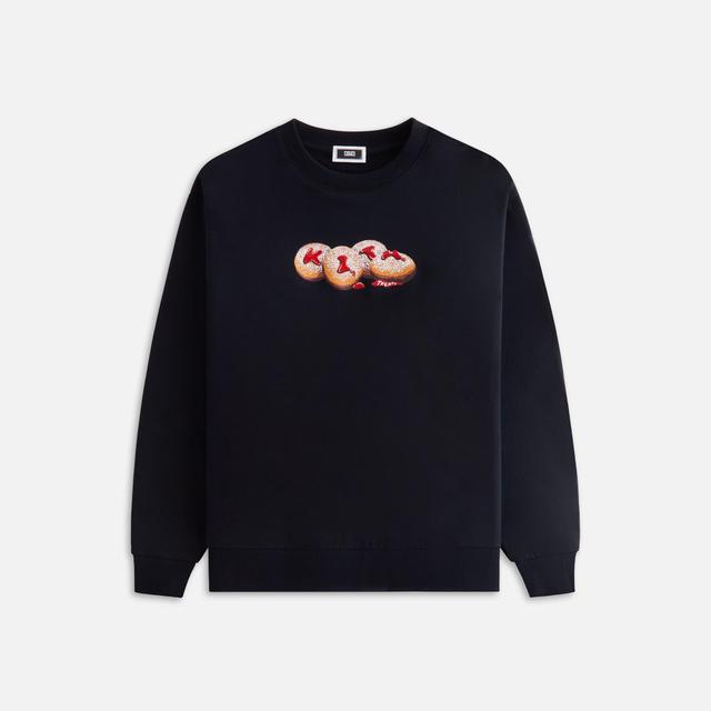 Kith Treats Jelly Doughnut Nelson Crewneck - Black Male Product Image