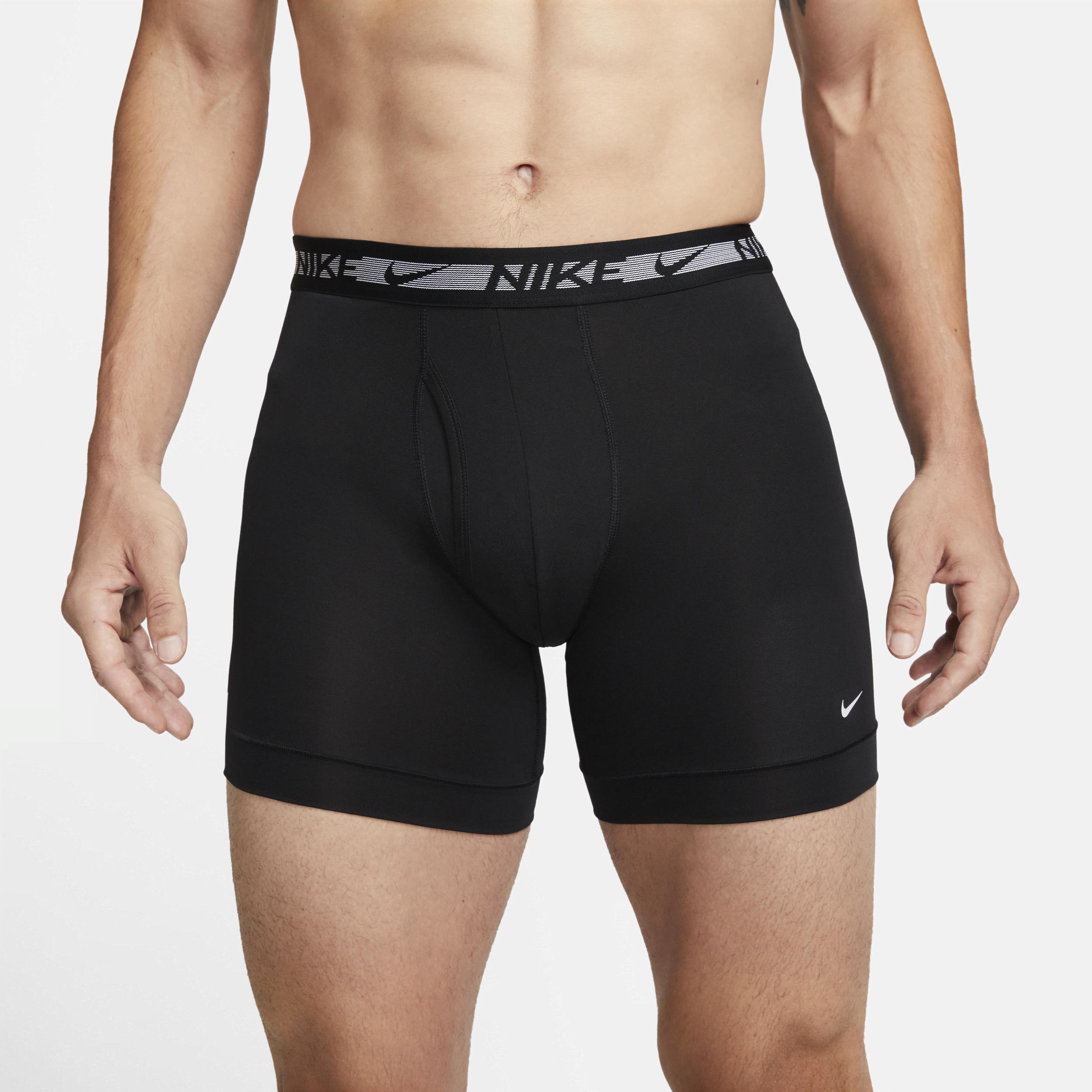 Nike Men's Dri-FIT Ultra-Stretch Micro Boxer Briefs (3-Pack) Product Image