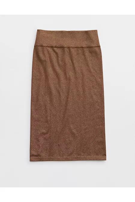 OFFLINE By Aerie Midnight-in-Seamless Shine Midi Skirt Women's Product Image