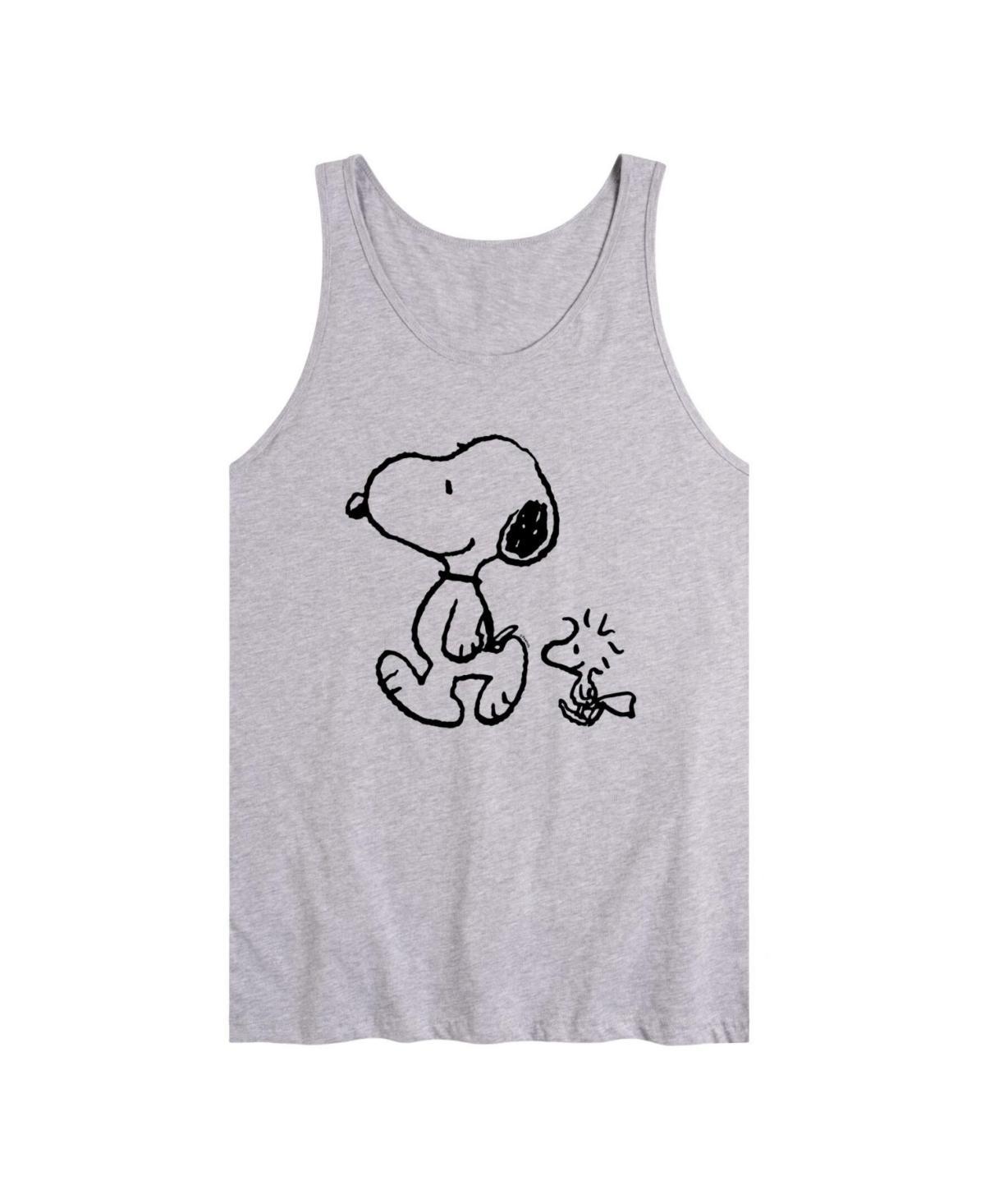 Mens Peanuts Snoopy Woodstock Tank Product Image