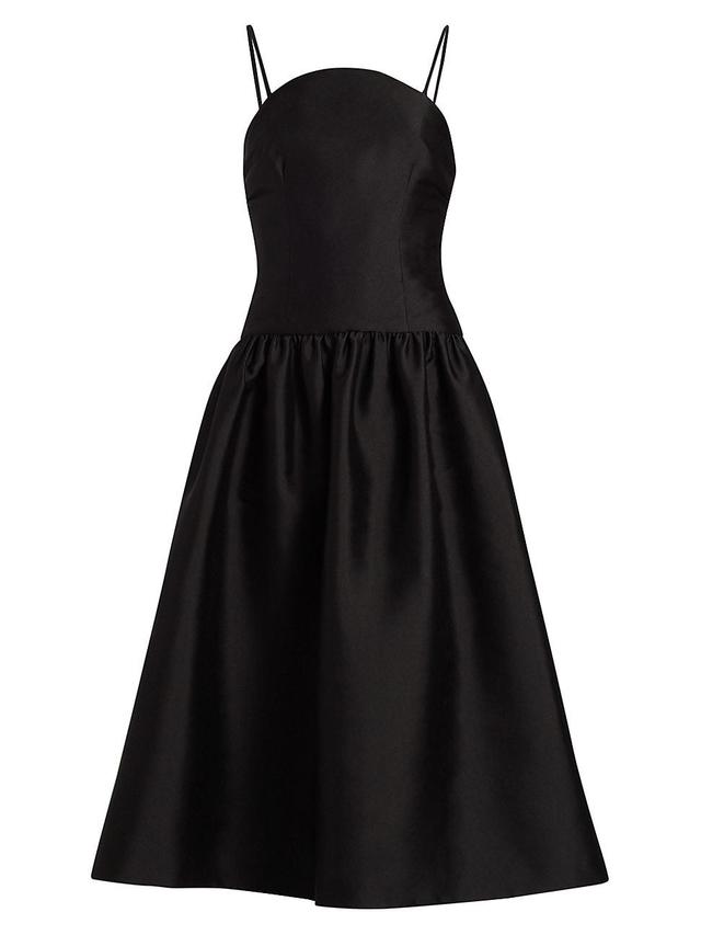 Womens Taffeta Midi-Dress Product Image