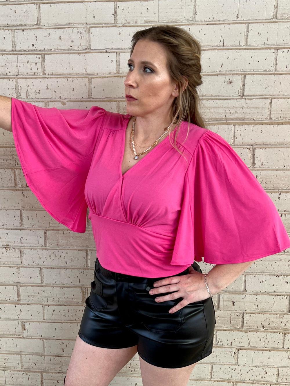 Pink Sassy Bell Top* Product Image