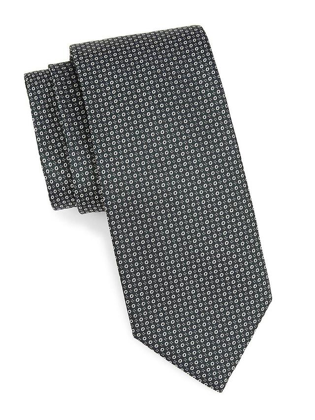 Mens Dot Silk Tie Product Image