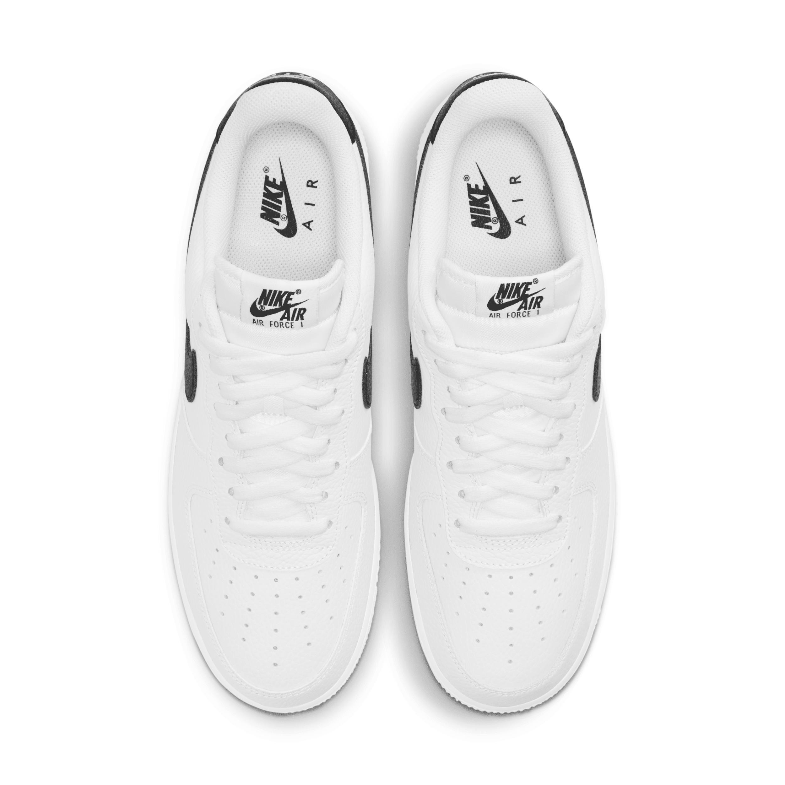 Nike Mens Nike Air Force 1 07 - Mens Shoes White/Black Product Image