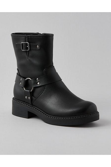 AE Vegan Leather Moto Boot Women's Product Image