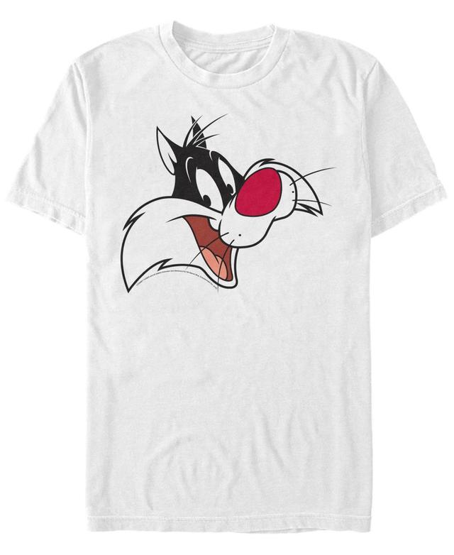 Mens Looney Tunes Sylvester Face Graphic Tee Product Image