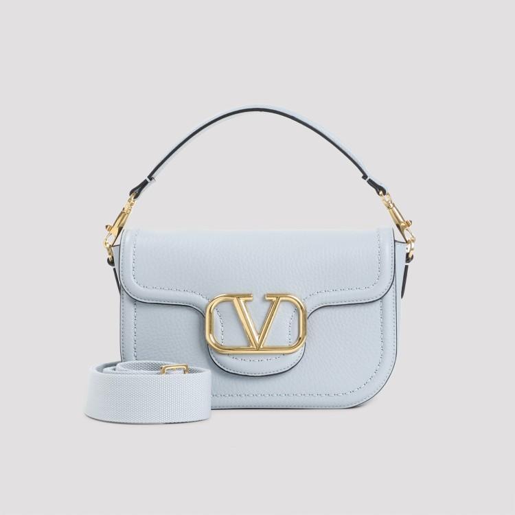 VALENTINO GARAVANI Blue Calf Leather Shoulder Bag Product Image