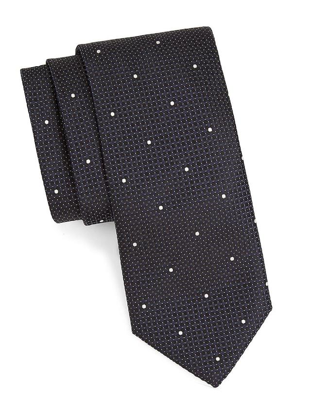 Mens Dot Silk Tie Product Image