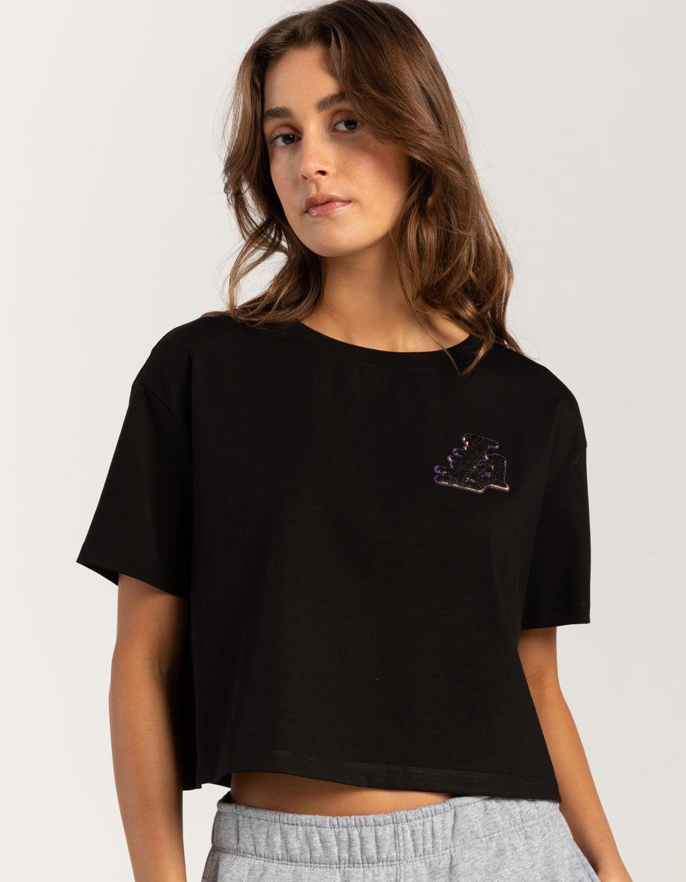 PRO STANDARD Los Angeles Lakers Womens Crop Tee Product Image