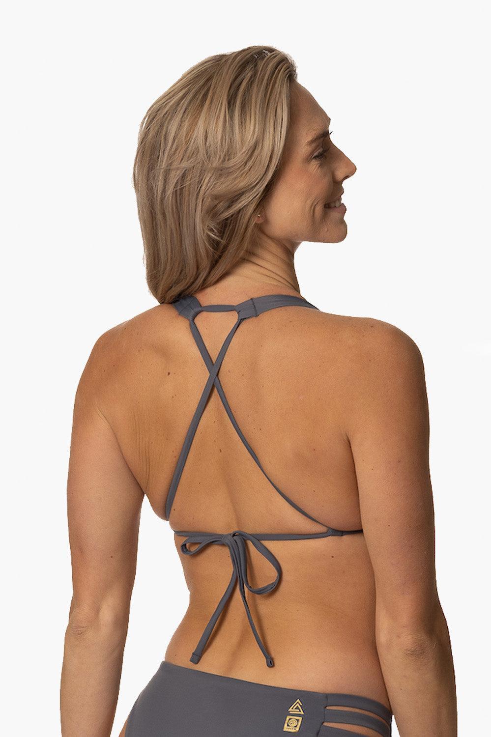 Conquer Bikini Top - Graphite Product Image