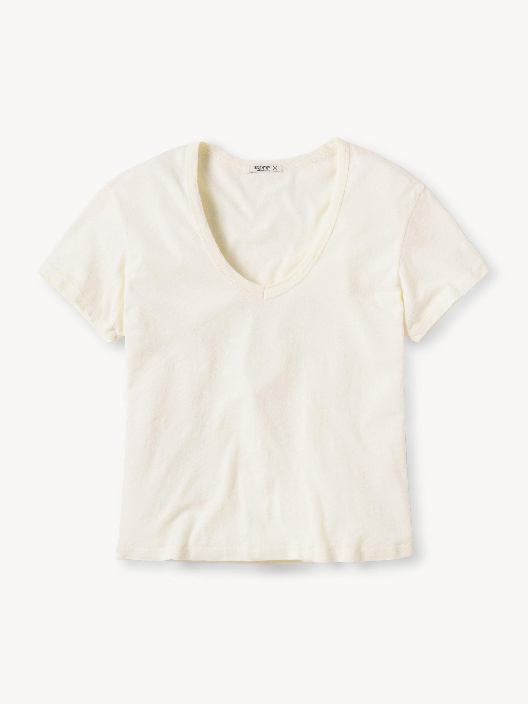 Natural Slub Easy V-Neck Product Image