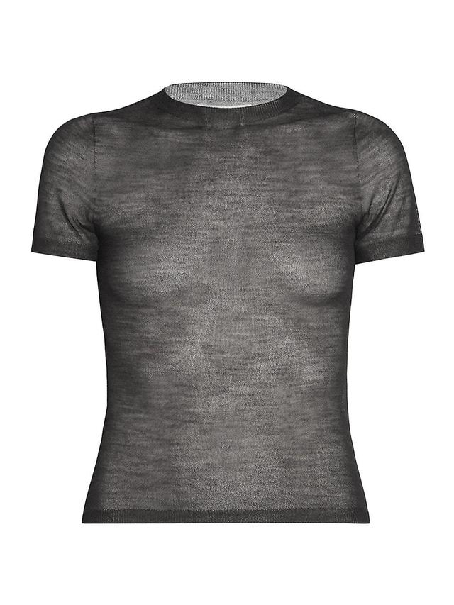 Womens Kemon Wool-Blend Sheer Top Product Image