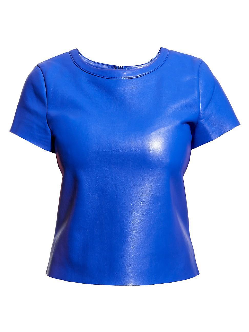 Womens New Guard Recycled Leather Tee Product Image