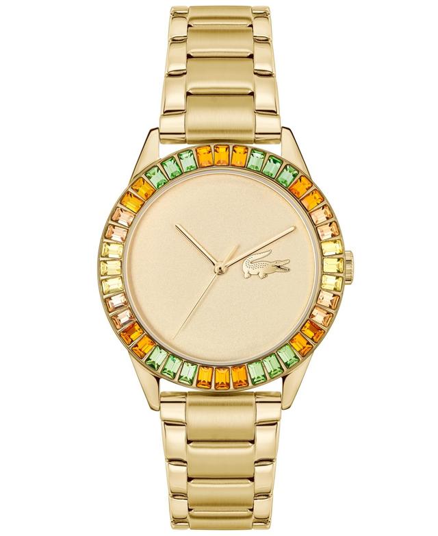 Lacoste Womens Ladycroc Gold-Tone Stainless Steel Bracelet Watch 36.5mm - Gold Product Image