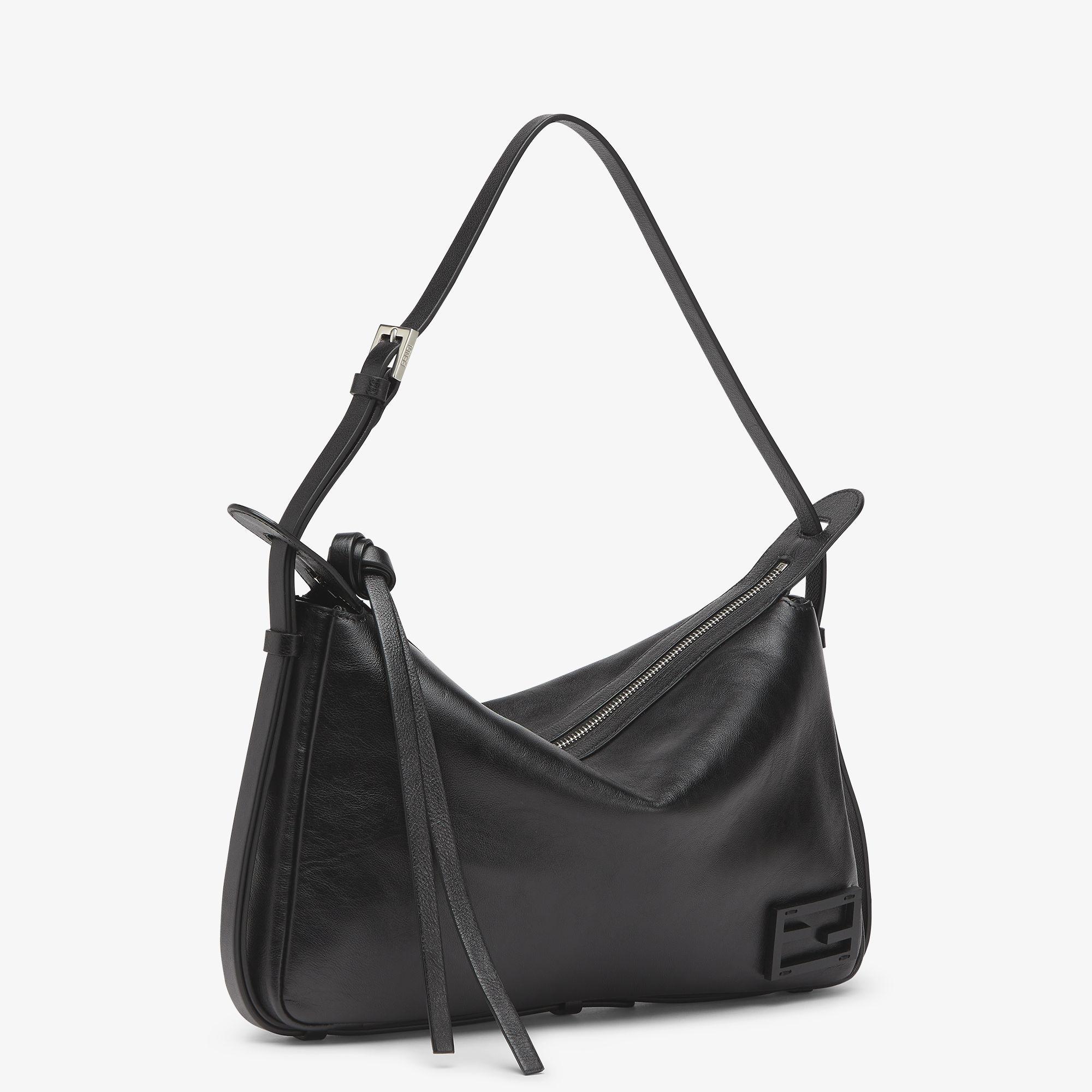 Simply Fendi MediumBlack leather bag Product Image