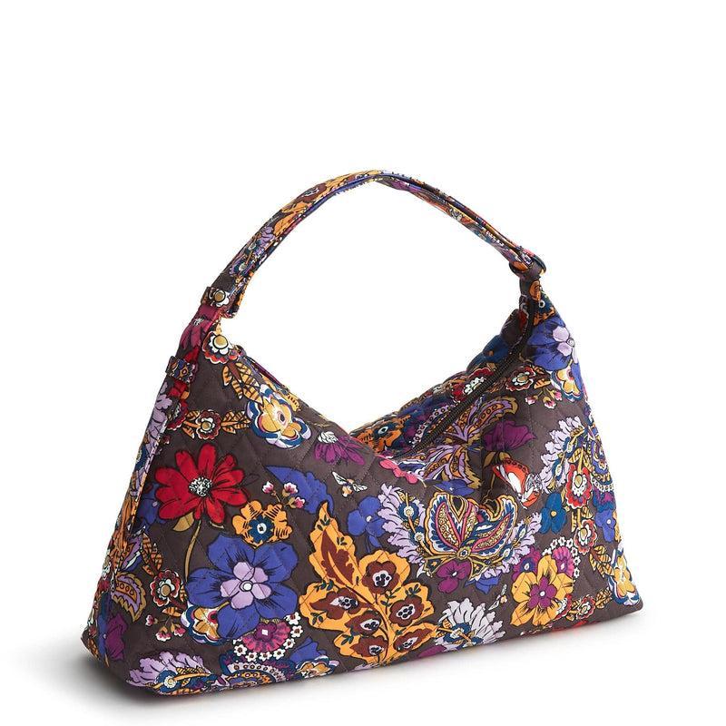 Vera Bradley Marcelle Shoulder Bag Women in Colorful Bouquet Brown/Purple Product Image