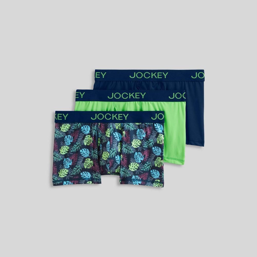 Jockey Generation Mens Microfiber Trunks 3pk - Navy Blue Product Image