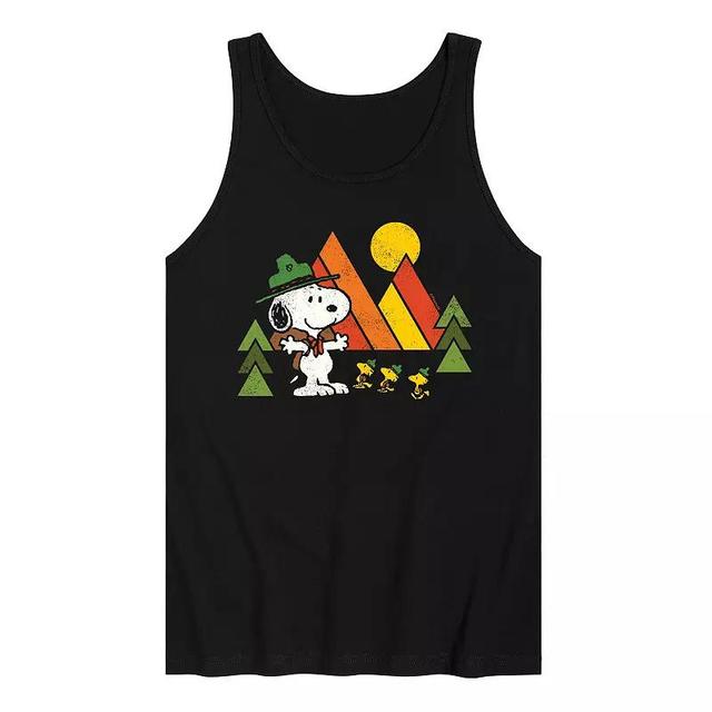 Mens Peanuts Retro Camping Tank Product Image