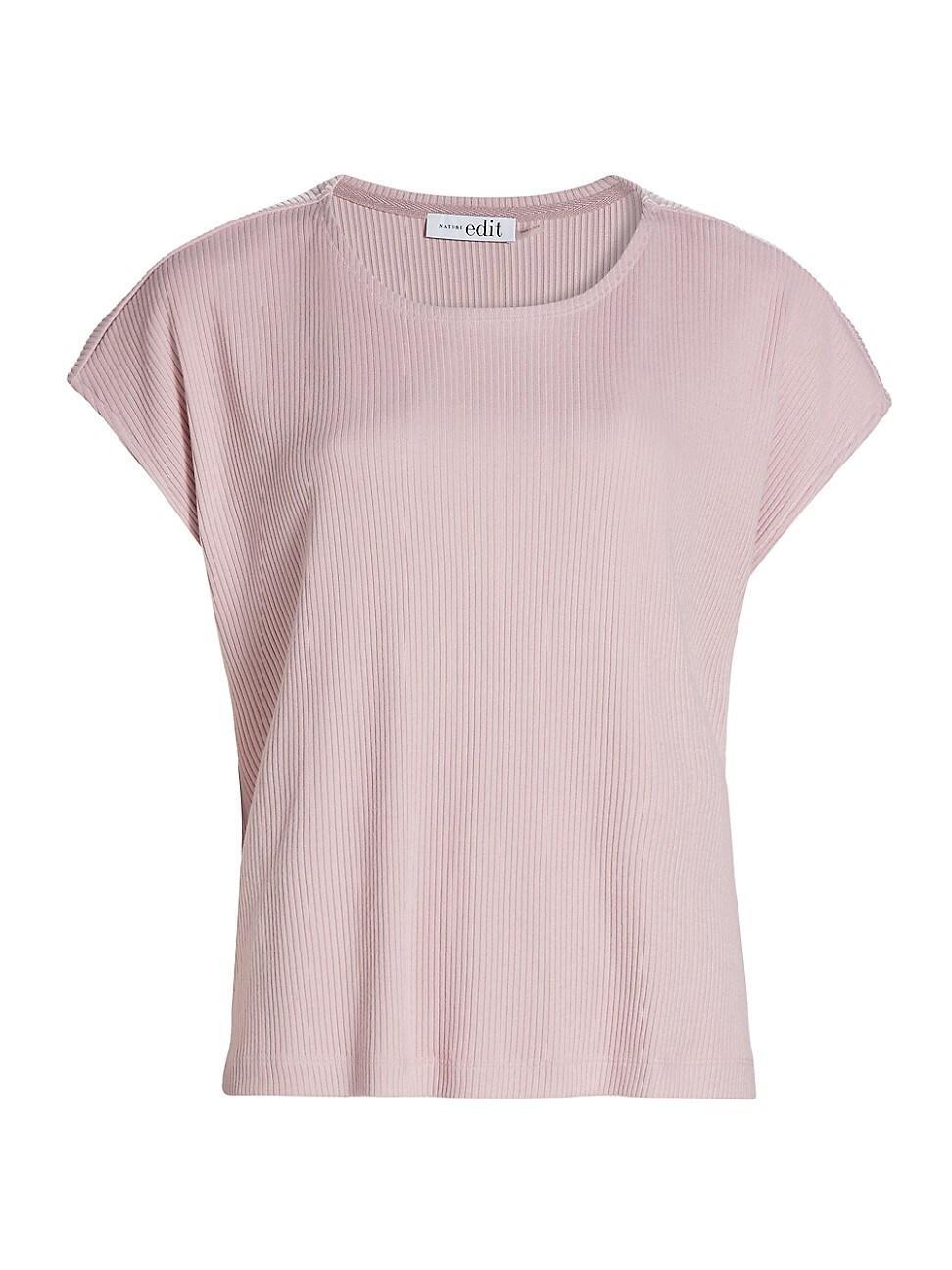 Womens Eden Stretch-Knit T-Shirt Product Image