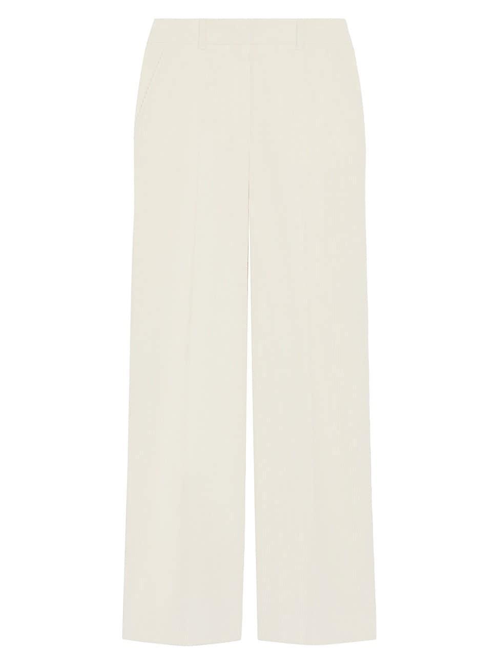 Womens Tania Corduroy High-Rise Straight-Leg Pants Product Image