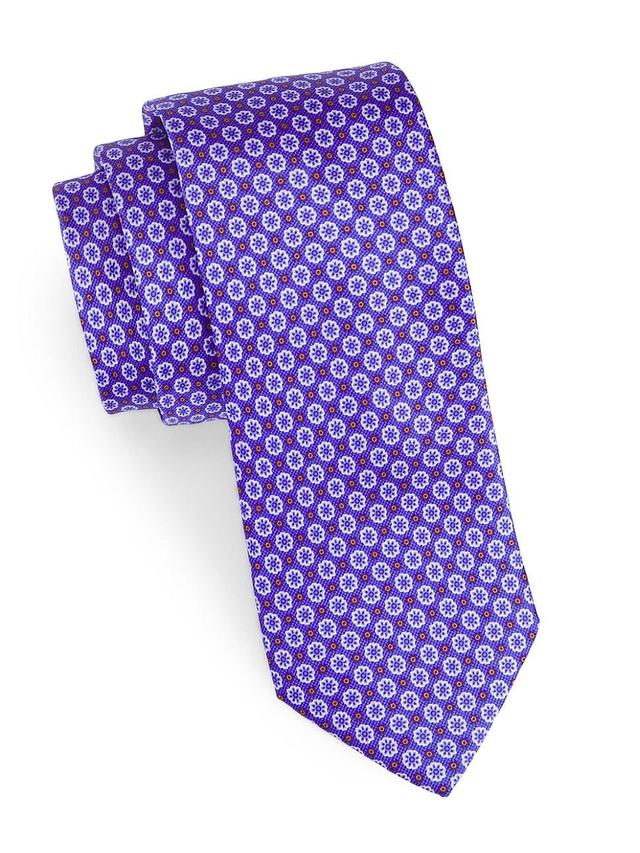 Mens Floral Silk Tie Product Image