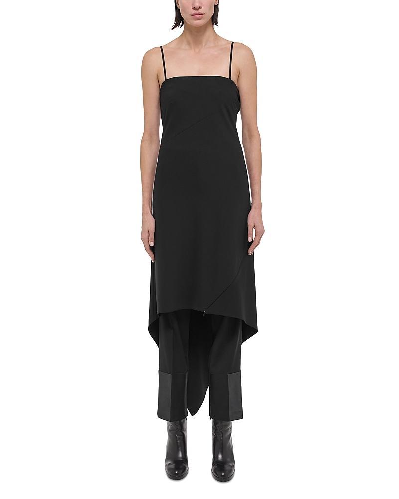 Womens Wool Asymmetric Midi-Dress Product Image