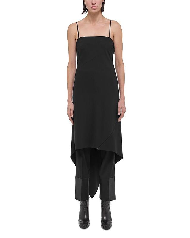 Helmut Lang Scarf Hem Wool Dress Product Image