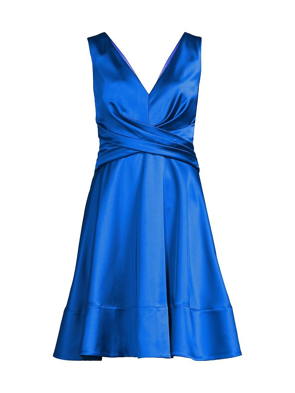 Womens Char Satin Minidress product image