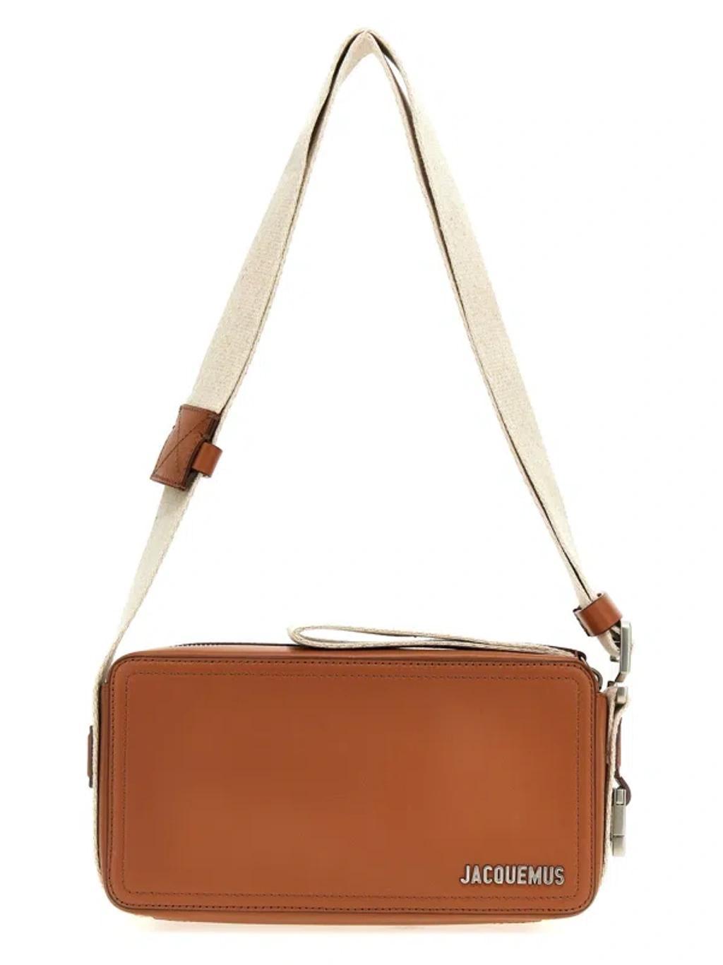 Le Cuerda Horizontal Crossbody Bags Brown Product Image