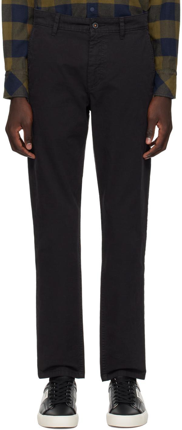 Black Four-pocket Trousers In Black 001 Product Image