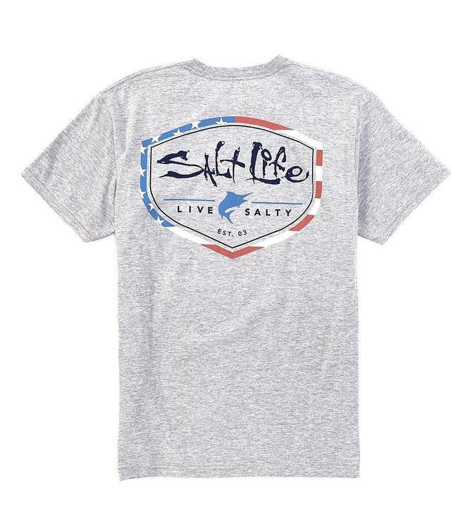 Salt Life Short Sleve Amerishield Graphic T-Shirt Product Image