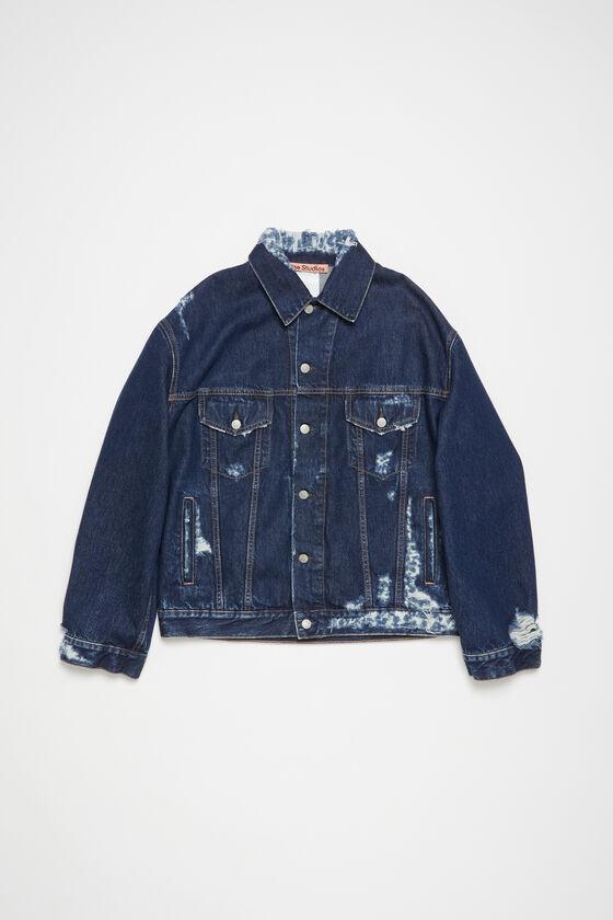 Distressed denim jacket - Relaxed fit Product Image