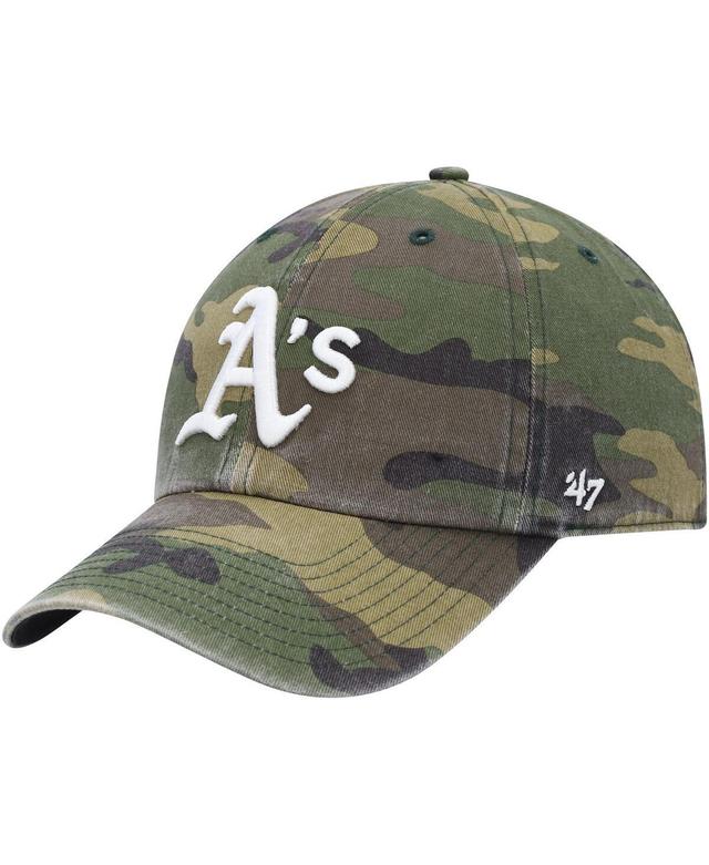 Mens 47 Camo Oakland Athletics Team Clean Up Adjustable Hat Product Image